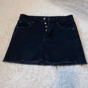 AE High Rise Denim Mini Skirt Size 6